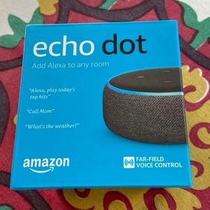 Amazon Echo Dot, adds Alexa to any room, new in box 3rd generation